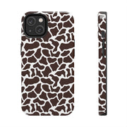 Giraffe Print Tough Phone Case - Stylish & Durable Protection for Animal Lovers