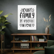 Family Love Matte Canvas Print