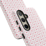 Stylish Samsung Galaxy Phone Case with Pink Ribbon Design