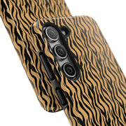Wild Tiger Print Tough Phone Case - Stylish and Durable