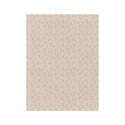 Cozy Velveteen Microfiber Blanket with Elegant Leaf Pattern