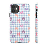 Cute Bow Pattern iPhone Case - Tough Cases for Girls & Women