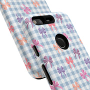 Bow-Patterned Google Pixel Phone Case - Stylish Protection for Your Device