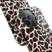 Giraffe Print Tough Phone Case - Stylish & Durable Protection for Animal Lovers