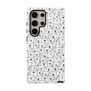 Cute Dog Pattern Samsung Galaxy Phone Case - Tough Cases for Pet Lovers