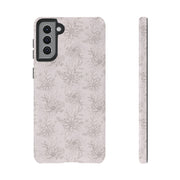 Floral Tough Samsung Galaxy Phone Case - Durable Design for Nature Lovers