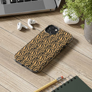 Wild Tiger Print Tough Phone Case - Stylish and Durable
