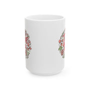 Floral Love Ceramic Mug - Perfect Gift for Coffee Lovers