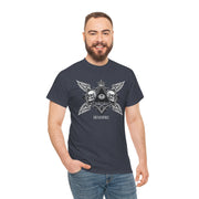 Devotree Skull Wings Unisex Heavy Cotton Tee - Edgy Graphic T-Shirt for Alternative Lifestyle