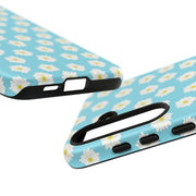 Floral Tough Samsung Galaxy Phone Case - Daisy Design for Summer Vibes
