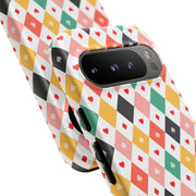 Colorful Diamond Pattern Google Pixel Phone Case - Tough Cases