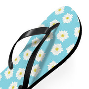 Floral Blue Flip Flops - Summer Chic Sandals for Beach and Casual Wear