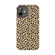 Leopard Print Tough Phone Case - Stylish Protection for Your Device