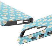 Floral Tough Samsung Galaxy Phone Case - Daisy Design for Summer Vibes