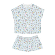 Cute Unicorn Ice Cream Women's Short Pajama Set