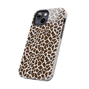 Stylish Leopard Print Tough Phone Case - Durable Protection for Your Device