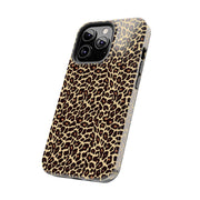 Leopard Print Tough Phone Case - Stylish & Durable Protection for Your Device