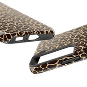 Giraffe Print Tough Phone Case - Stylish, Durable Protection