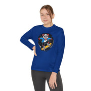 Youth Skateboarding Panda Long Sleeve Tee - Fun and Sporty Design for Active Kids