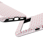Pink Heart Pattern Google Pixel Tough Case - Stylish and Durable Phone Cover