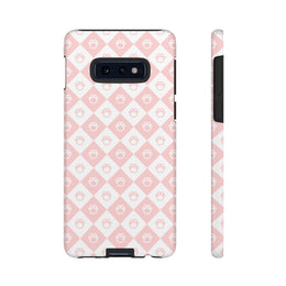 Cute Paw Print Samsung Galaxy Phone Case - Tough Cases for Pet Lovers