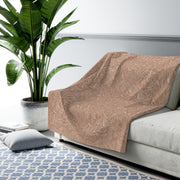 Cozy Floral Sherpa Fleece Blanket - Soft and Stylish