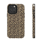 Leopard Print Tough Phone Case - Stylish & Durable Protection for Your Device