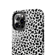 Stylish Leopard Print Tough Phone Case – Durable Protection & Chic Design