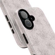 Floral Tough iPhone Case - Durable Protection with Elegant Design