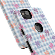 Bow-Patterned Google Pixel Phone Case - Stylish Protection for Your Device