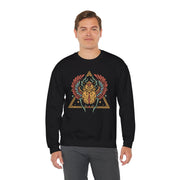 Vintage-Inspired Beetle Graphic Crewneck Sweatshirt | Unisex Heavy Blend