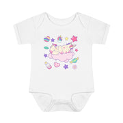 Cute Infant Baby Bodysuit with Playful Cloud Design