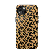 Wild Tiger Print Tough Phone Case - Stylish and Durable