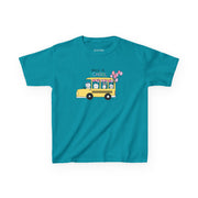 Back to School Kids Tee - Fun Green Cotton T-Shirt