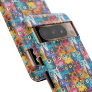 Colorful Cat Google Pixel Phone Case - Tough Cases for Pet Lovers