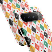 Colorful Diamond Pattern Google Pixel Phone Case - Tough Cases