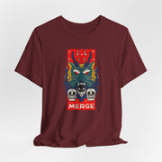 Merge Graphic Unisex Jersey Tee - Bold Skull & Monster Design
