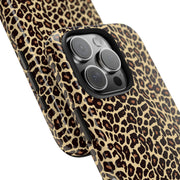 Leopard Print Tough Phone Case - Stylish & Durable Protection for Your Device