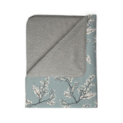 Cozy Floral Fleece Sherpa Blanket - Perfect for Home Comfort & Gift Giving
