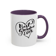 Best Grandma Ever Accent Coffee Mug - Perfect Gift for Mother's Day and Grandparent Celebrations