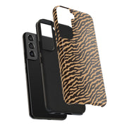 Wild Tiger Print Tough Phone Case – Durable Protection for Adventurers