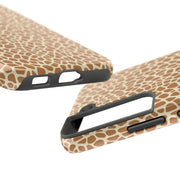 Giraffe Print Tough Phone Case for Animal Lovers