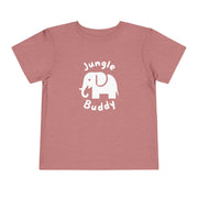 Jungle Buddy Toddler Tee - Cute Elephant Graphic T-Shirt for Kids