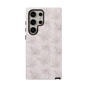 Floral Tough Samsung Galaxy Phone Case - Durable Design for Nature Lovers