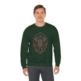 Colorful Skeleton Graphic Crewneck Sweatshirt - Unisex Heavy Blend™