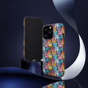 Playful Cat iPhone Case - Tough & Colorful Design
