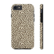 Leopard Print Tough Phone Case - Stylish & Durable Protection