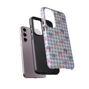 Cute Bow Pattern Tough Samsung Galaxy Phone Case - Stylish Protective Cover for Everyday Use
