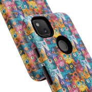 Colorful Cat Google Pixel Phone Case - Tough Cases for Pet Lovers