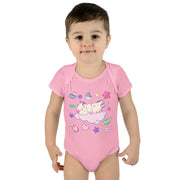 Cute Infant Baby Bodysuit with Playful Cloud Design